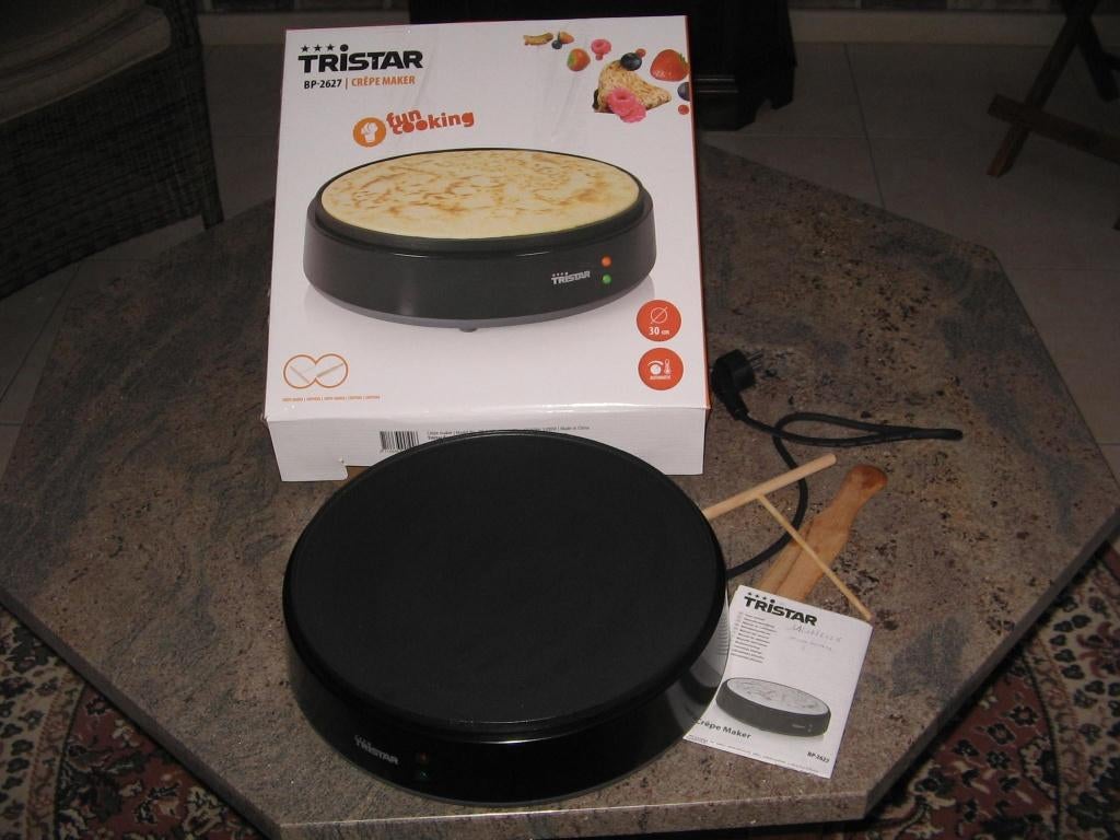 pannekoekmaker Tristar  1200 watt, Maison & Meubles, Cuisine | Ustensiles de cuisine, Autres marques, Multicolore, Autres types