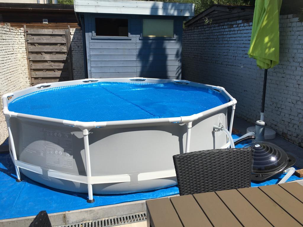 Intex prisma zwembad 305 x 76 cm, Ophalen, Gebruikt, Rond, Opzetzwembad