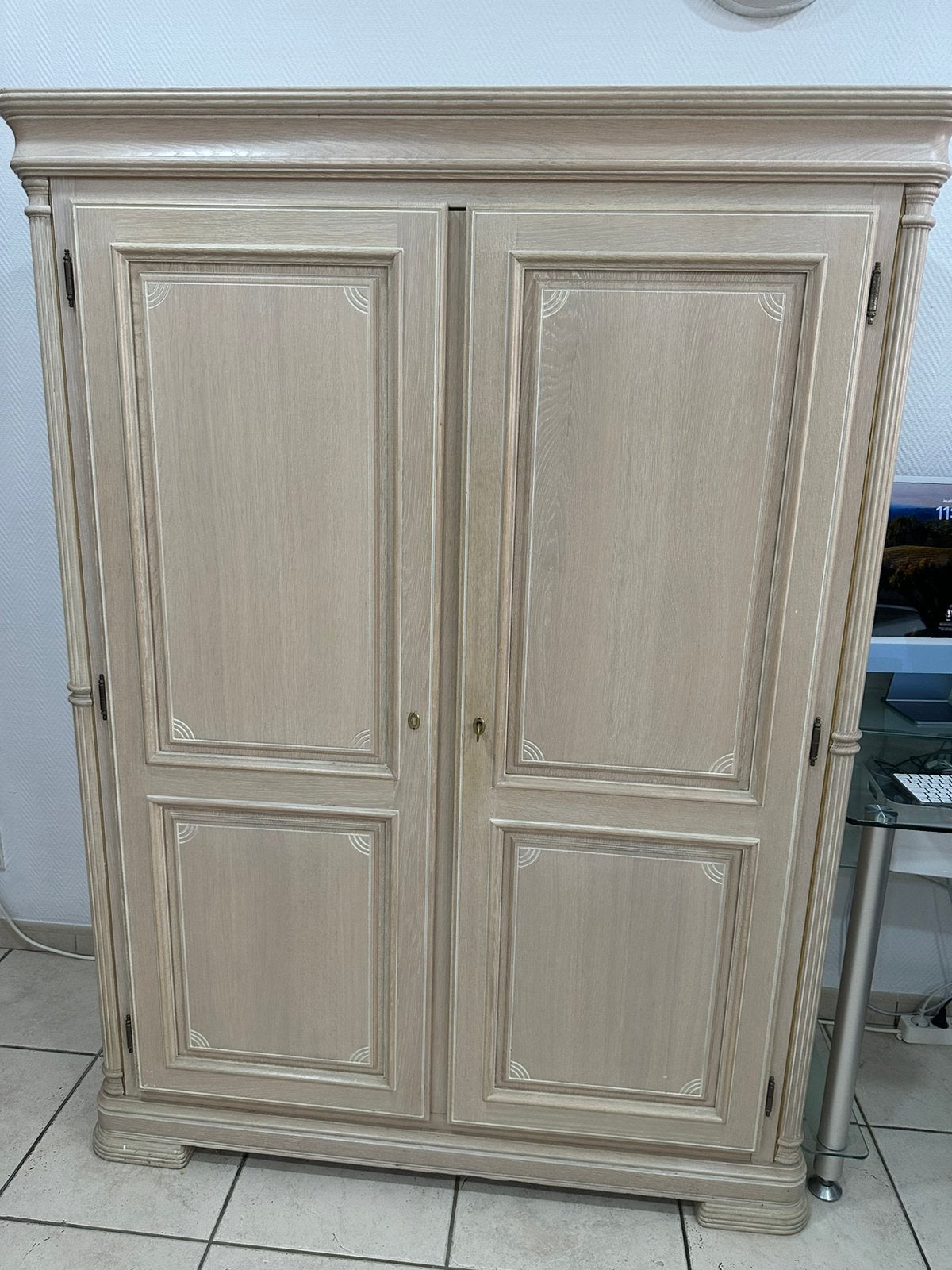 Meuble bar, Maison & Meubles, Armoires | Buffets, Comme neuf, 200 cm ou plus, 150 à 200 cm, 50 à 75 cm, Avec porte(s), Chêne, Enlèvement