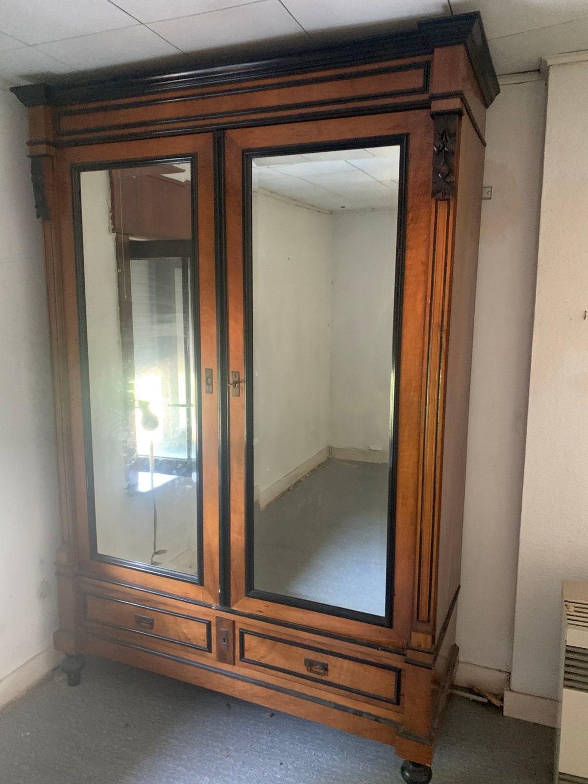Mooie spiegelkast, Antiek en Kunst, Ophalen