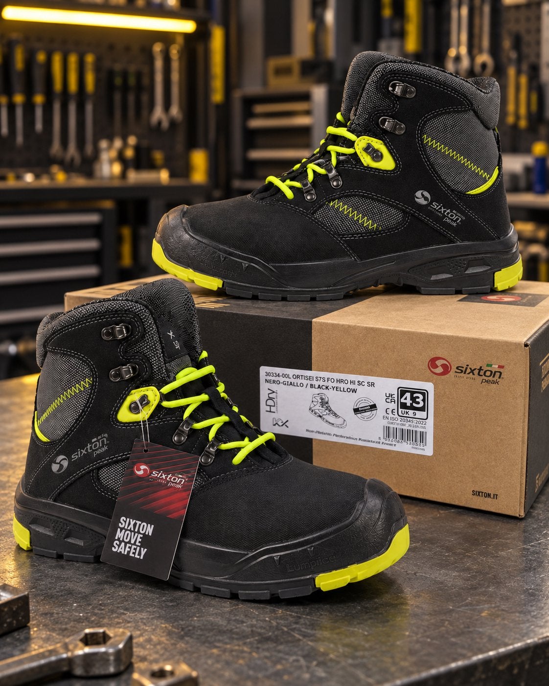 Chaussures sécurité Sixton Peak Ortisei S7S – taille 43, Enlèvement ou Envoi, Neuf