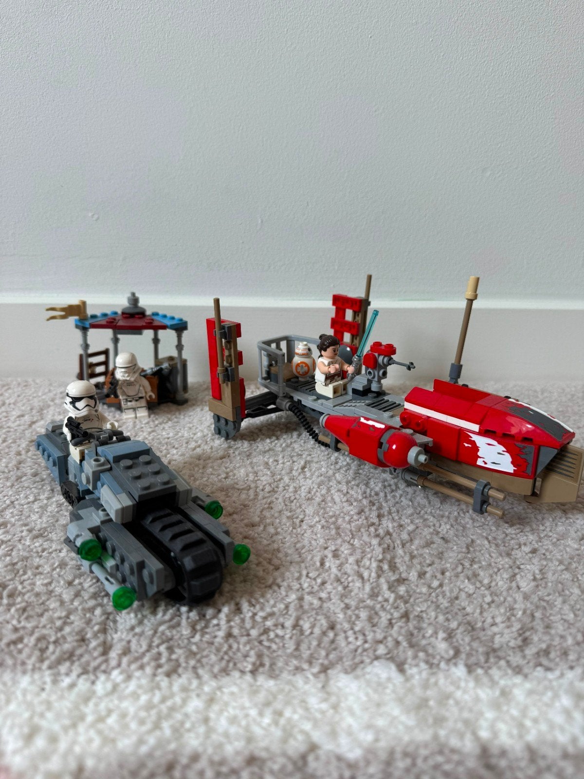 Lego star wars 75250, Ophalen