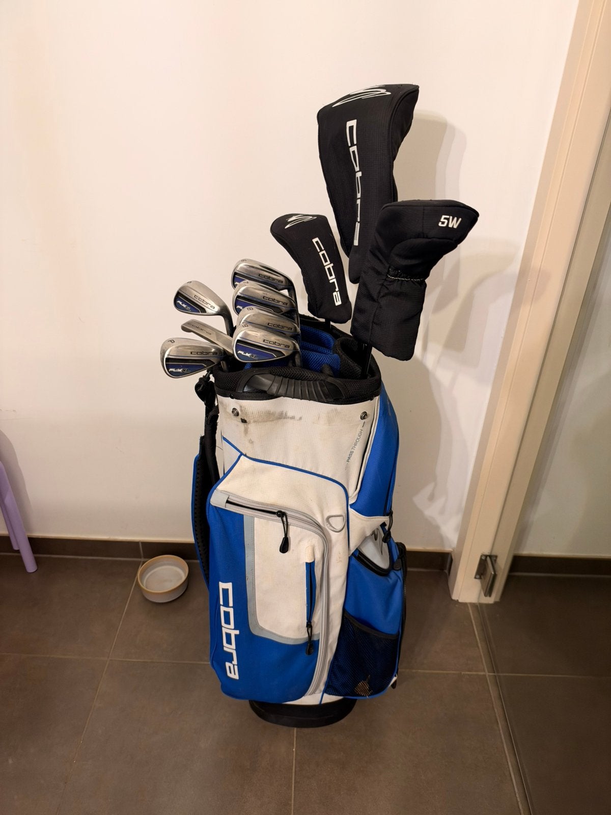 Complete golfset Cobra + Cobra cartbag, Sport en Fitness, Ophalen of Verzenden, Gebruikt