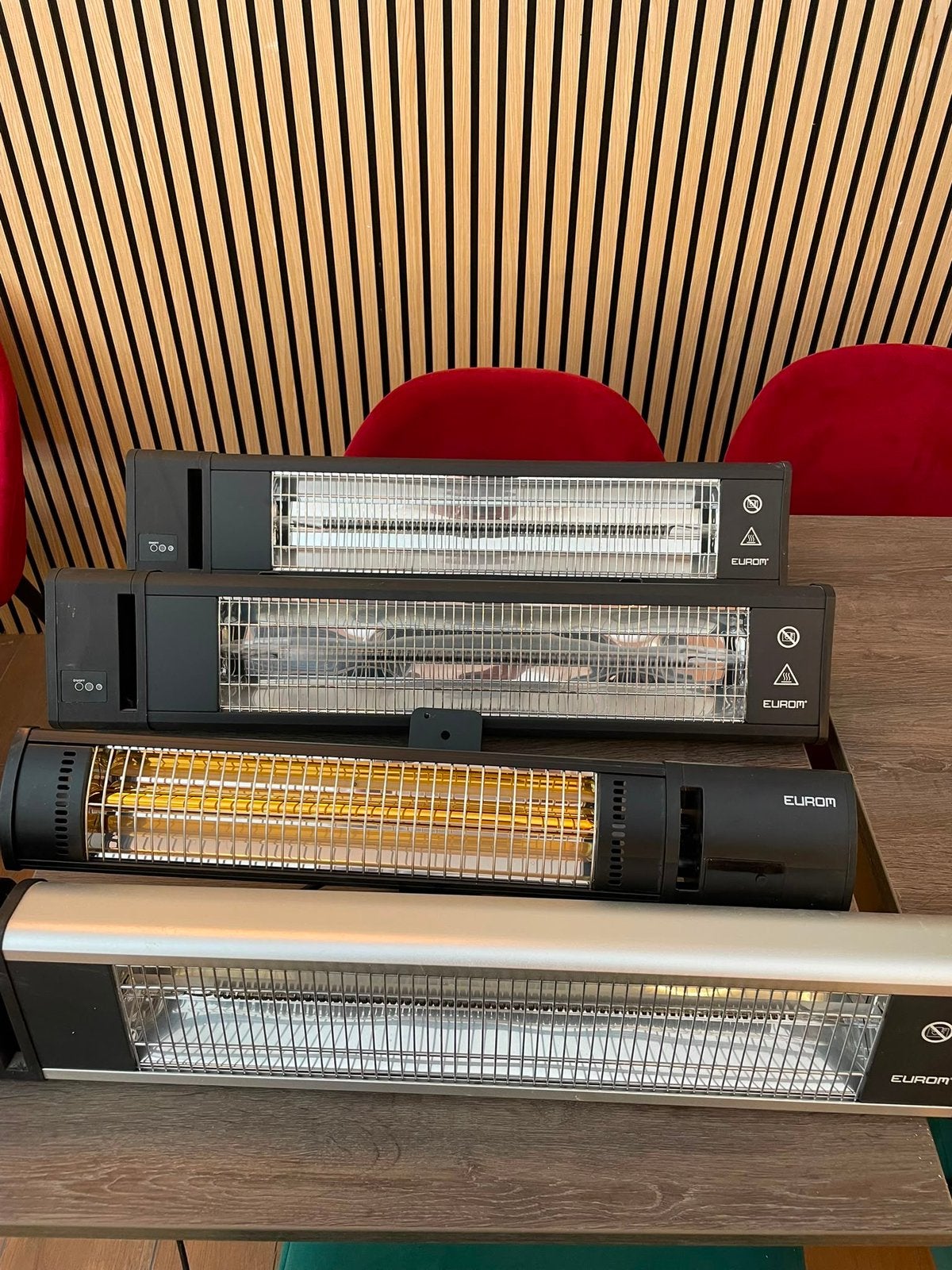 Terrasverwarmer Eurom, Tuin en Terras, Ophalen, Zo goed als nieuw