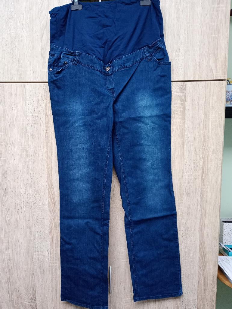 44/46 jeans grossesse bleu foncé, Kleding | Dames, Zwangerschapskleding, Ophalen of Verzenden, Blauw