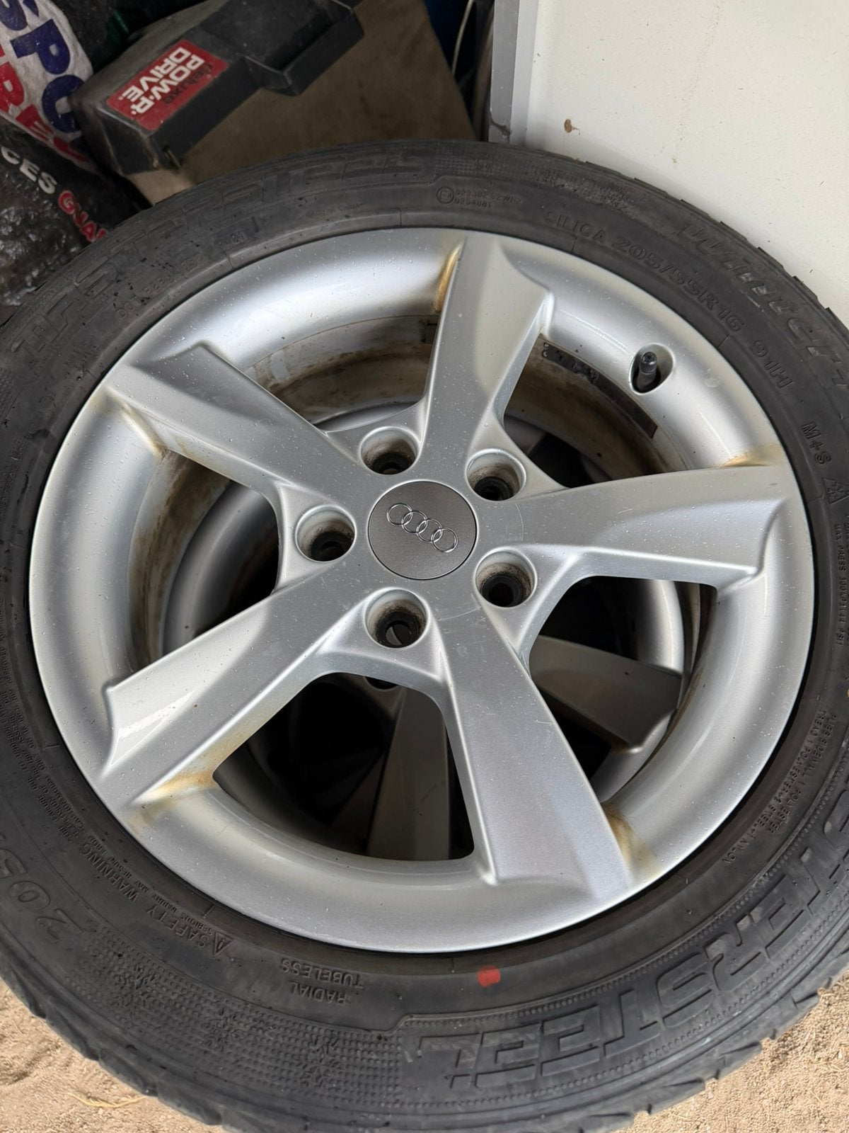 Audi 5x112 velg, Auto-onderdelen, Banden en Velgen, Ophalen, All Season, Band(en)