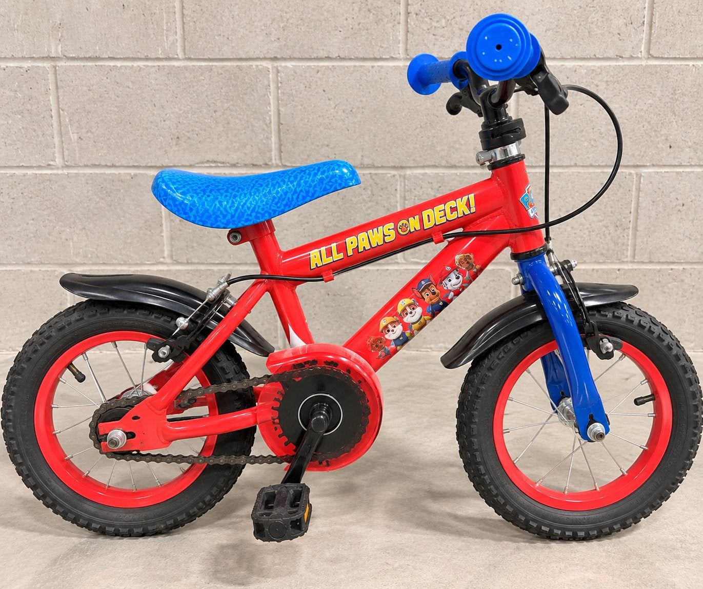 Vélo enfant Paw Patrol 14 pouces – 3 à 5 ans, Fietsen en Brommers, Ophalen, Gebruikt, Minder dan 16 inch