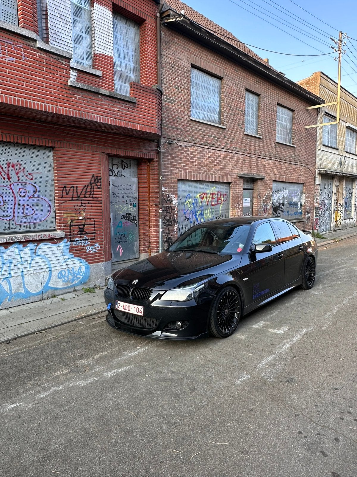 Bmw e60 535d, Auto's, BMW, Automaat, Achterwielaandrijving, Zwart, Zwart