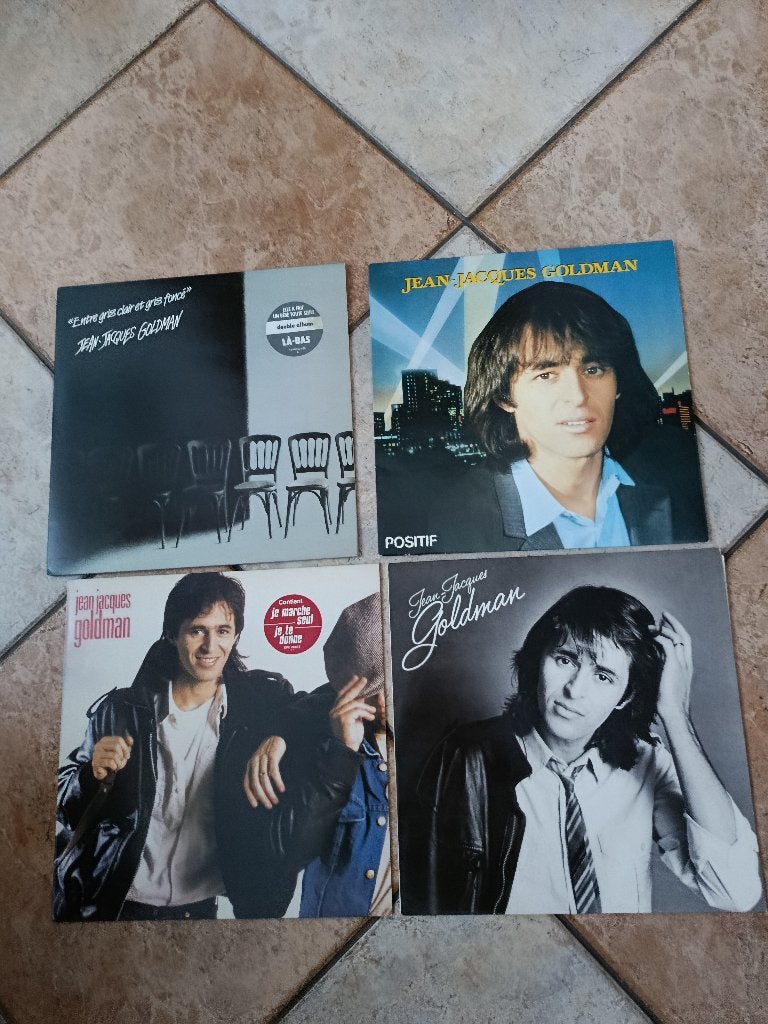Lot de 4lp de jean jacques Goldman, 12 pouces, Enlèvement ou Envoi, Pop, Utilisé