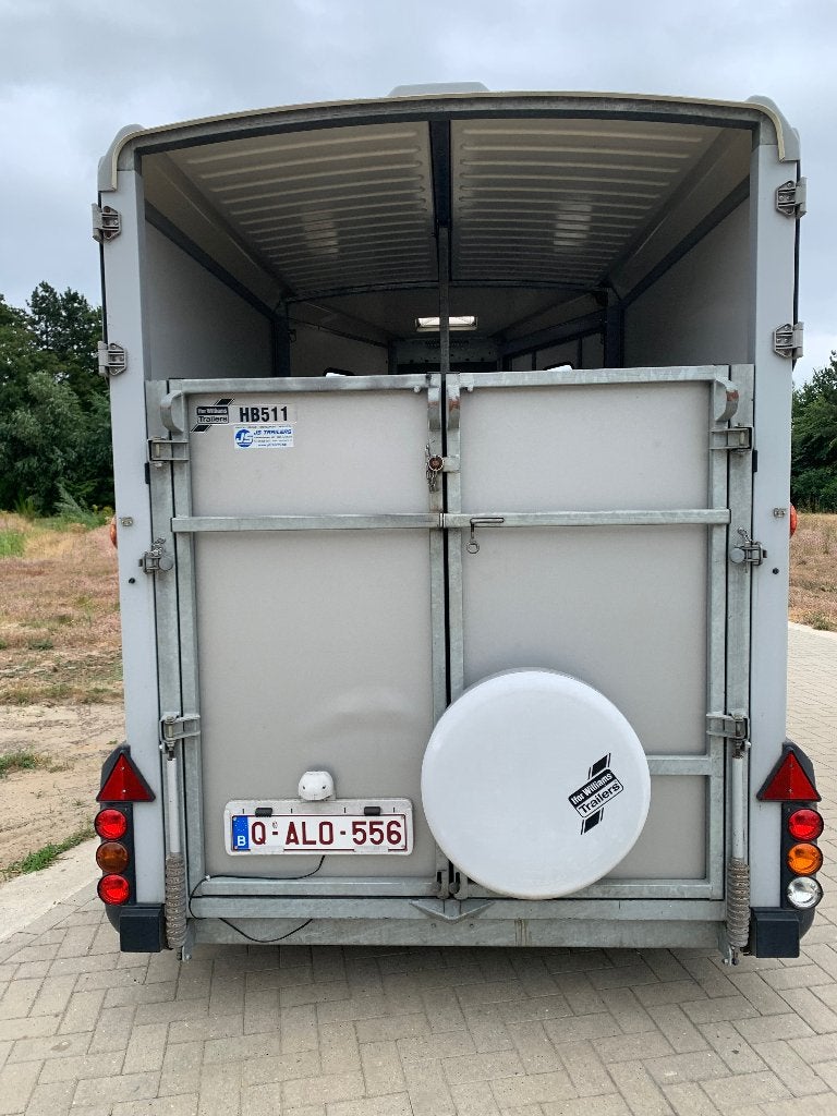 Ifor-Williams HB511 Klep-deur, Ophalen, Gebruikt, Aluminium, 2-paards trailer