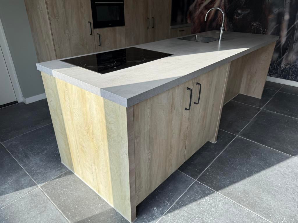 Prachtig Compleet Kookeiland + Apparatuur + GEDEMONTEERD, Huis en Inrichting, Ophalen of Verzenden, Overige kleuren, Overige typen
