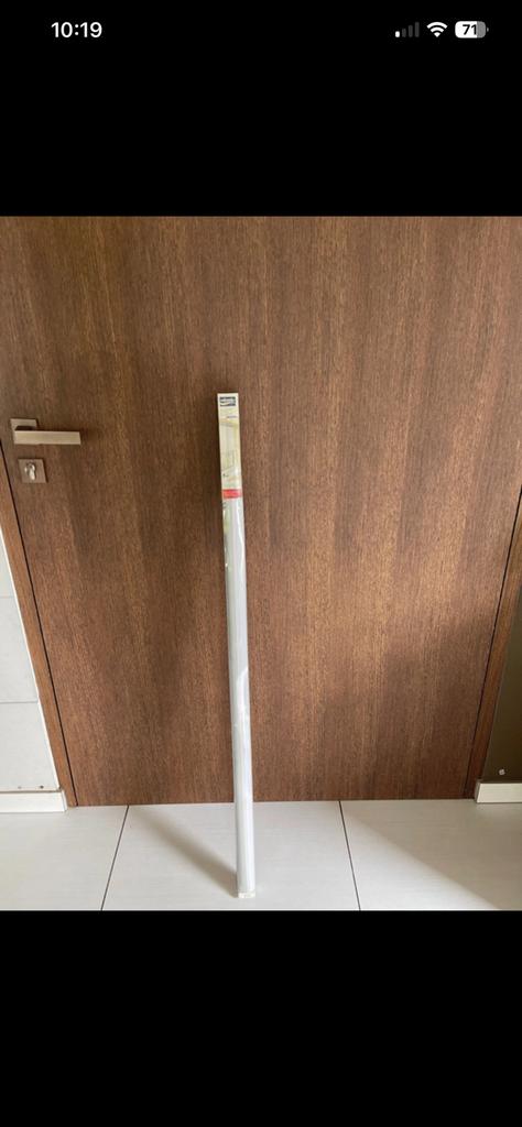 Thermo Verduisterings rolgordijn, 100 tot 150 cm, Nieuw, Ophalen of Verzenden, Wit
