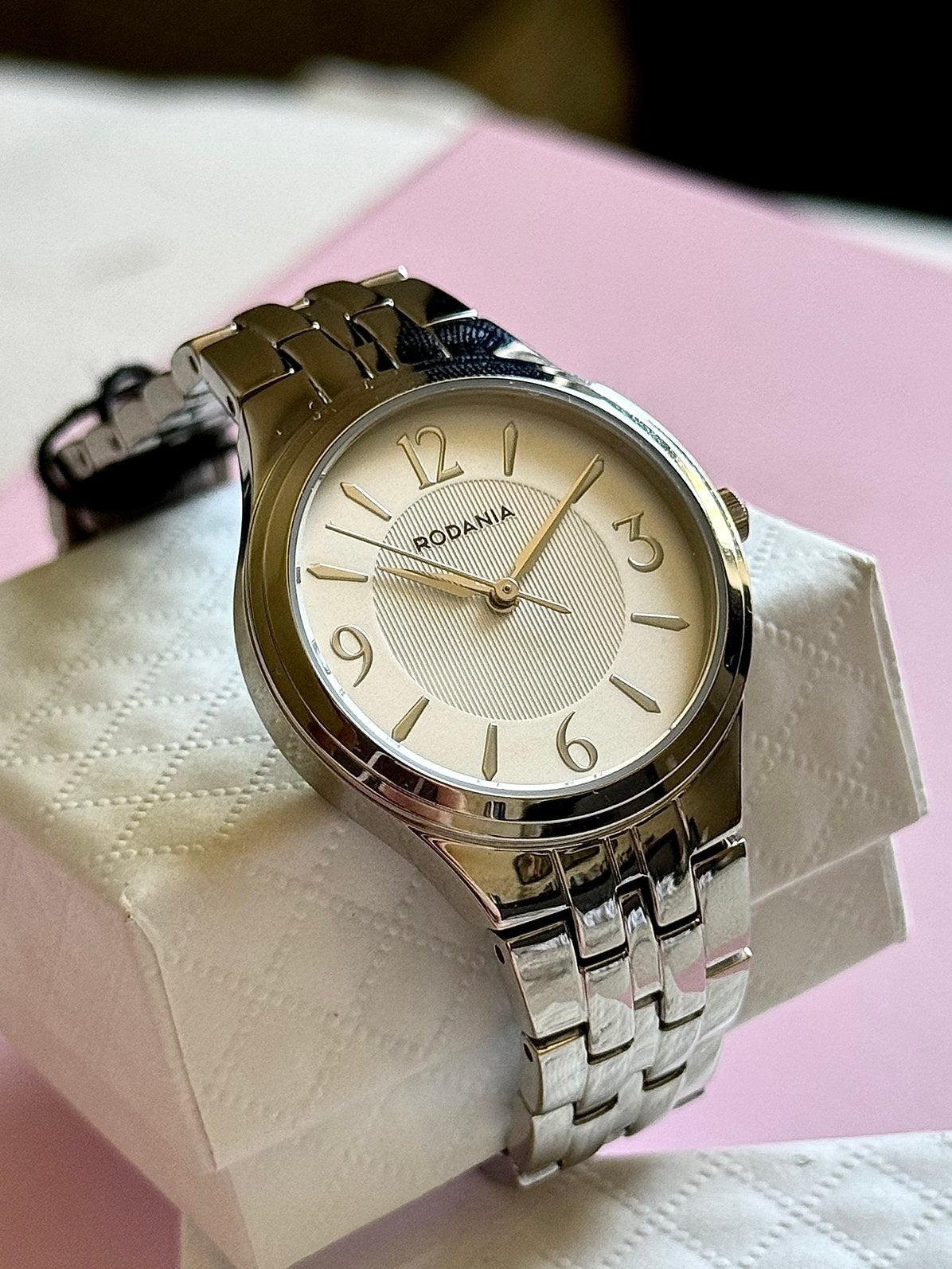Rodania Classics en argent intemporel (Modèle : 2632641), Enlèvement ou Envoi, Acier, Acier, Neuf