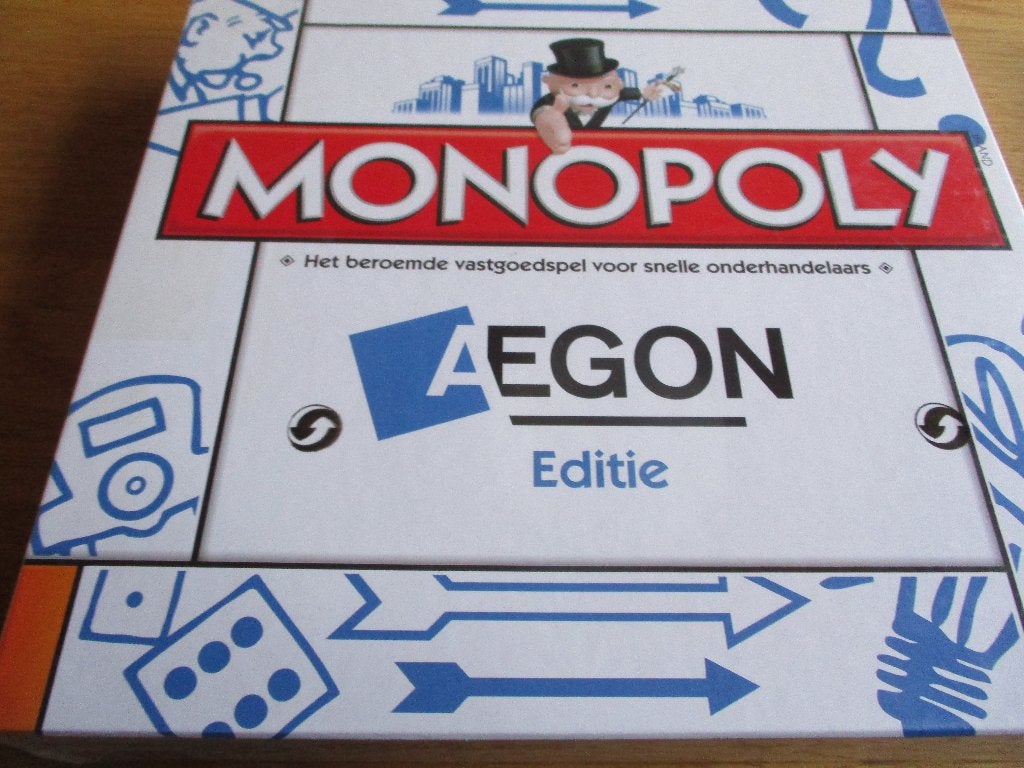 jeu de société seal NL Monopoly Aegon Monopoly limited, 1 ou 2 joueurs, Enlèvement ou Envoi, Neuf, Monopoly