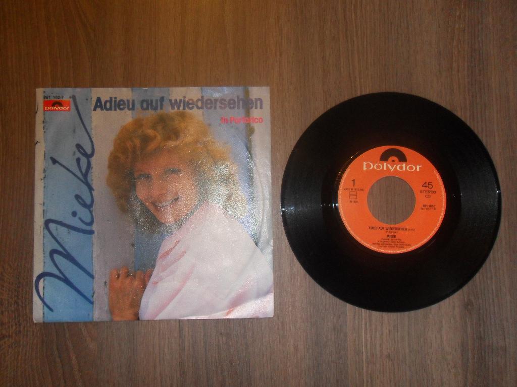 Mieke - Adieu auf wiedersehen, Cd's en Dvd's, Vinyl | Nederlandstalig, Ophalen of Verzenden, Gebruikt, 7 inch, Levenslied of Smartlap