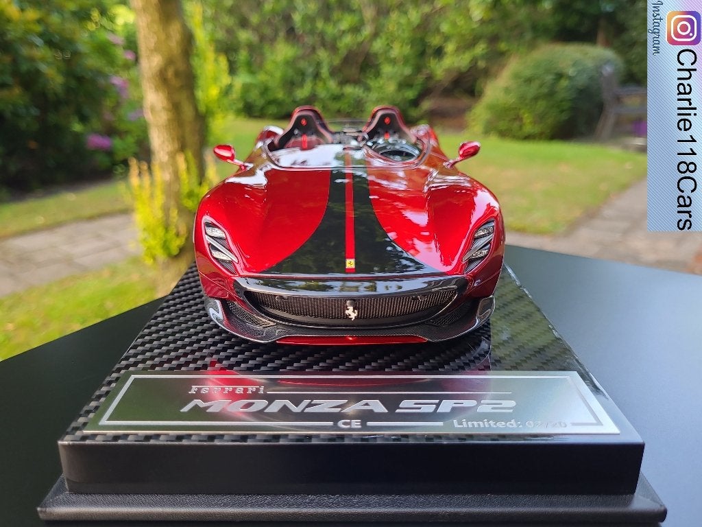 CE 1/18 Ferrari Monza SP2 – Rosso Magma, Ophalen of Verzenden, Nieuw