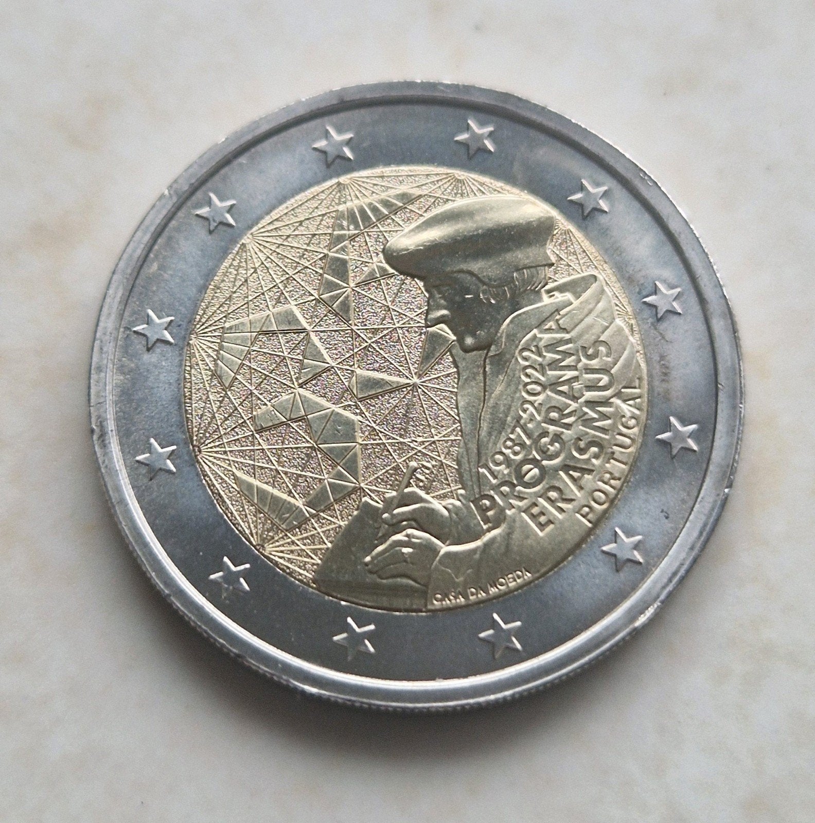 2022 Portugal , 2 Euro Commemorative Coin, Postzegels en Munten, Ophalen of Verzenden, Portugal, 2 euro