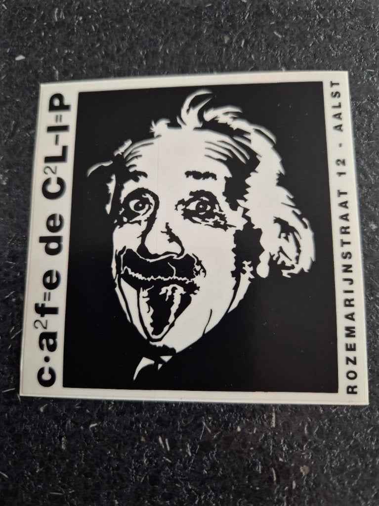 Carnaval Aalst sticker Café De clip, Verzamelen, Ophalen of Verzenden