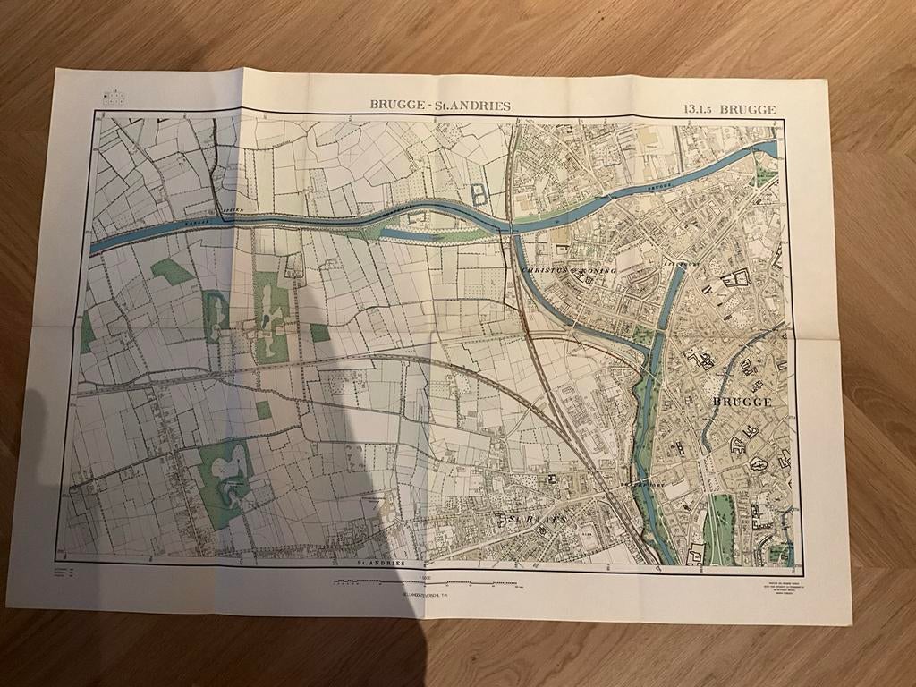 Topografische & Geografische kaarten van Belgische steden, Ophalen