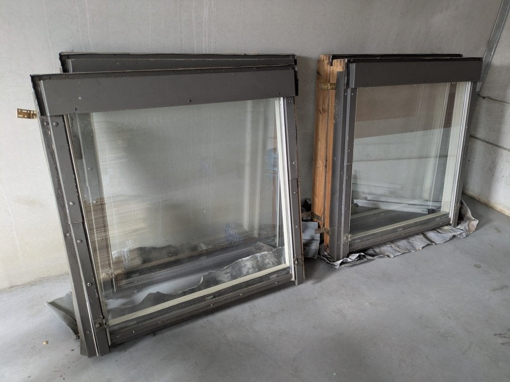 4 x VELUX GGL-4 dakramen, Doe-het-zelf en Bouw, Ophalen, Gebruikt, 80 tot 120 cm, 80 tot 120 cm