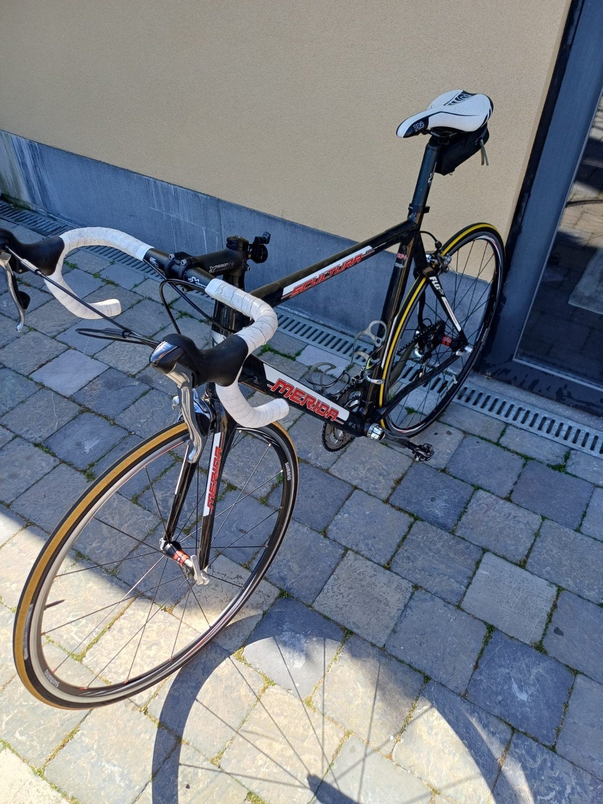 carbon koersfiets heren, Fietsen en Brommers, Ophalen, Carbon, Heren