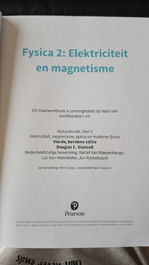 Natuurkunde, Deel 2, Boeken, Ophalen, Nieuw, Hoger Onderwijs, Douglas C. Giancoli
