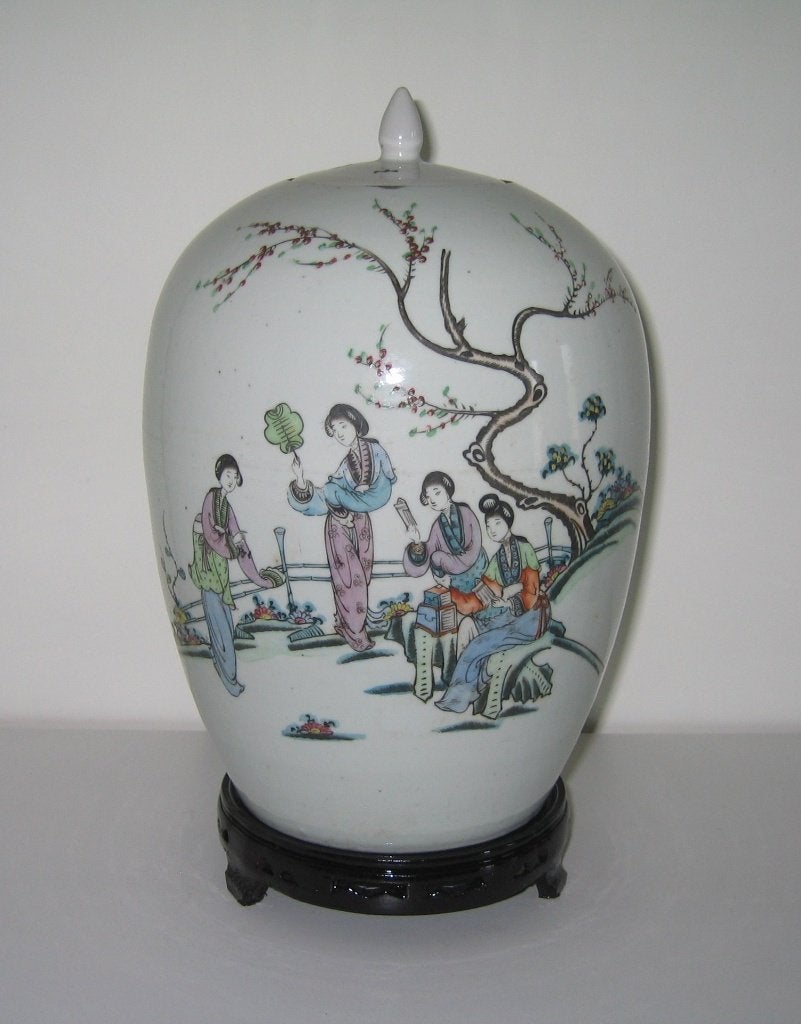 Pot à gingembre chinois ancien en porcelaine - 2065, Antiquités & Art, Art | Art non-occidental, Chine, Enlèvement