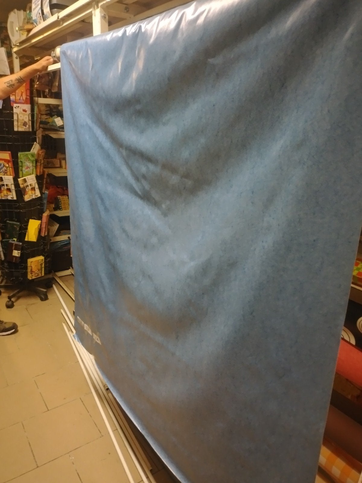 Ik ver koop een nieuwe rol toile cirée van 12 meter, Ophalen
