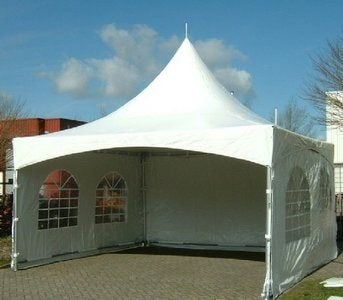 Partytent professioneel pagode 6 X 6 meter, Jardin & Terrasse, Tente de réception, Enlèvement, 6 mètres ou plus, 5 à 8 mètres