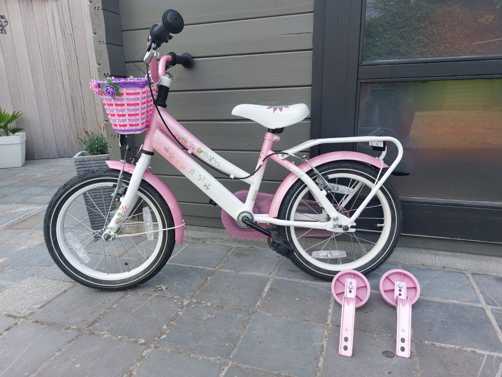 Meisjesfiets 16 inch, Fietsen en Brommers, Fietsen | Meisjes, Ophalen, 16 inch