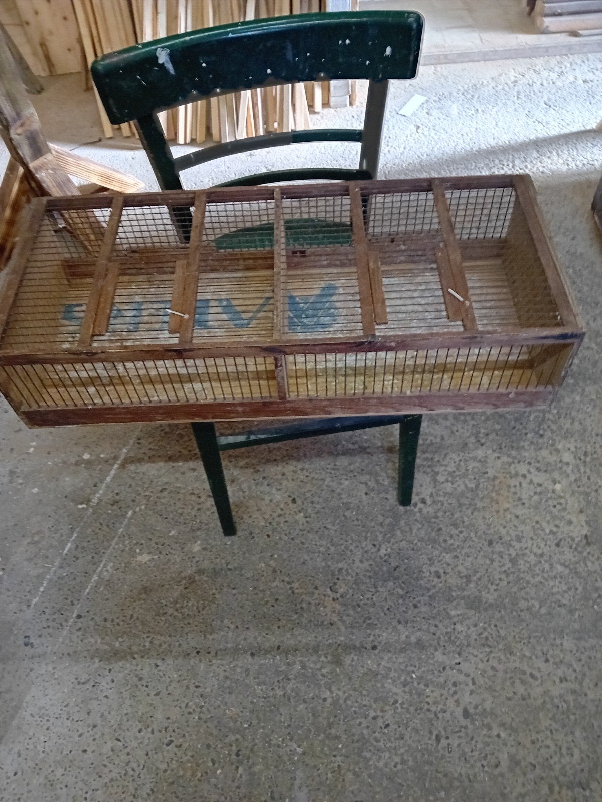 Loper om vogels te vervoeren, Ophalen