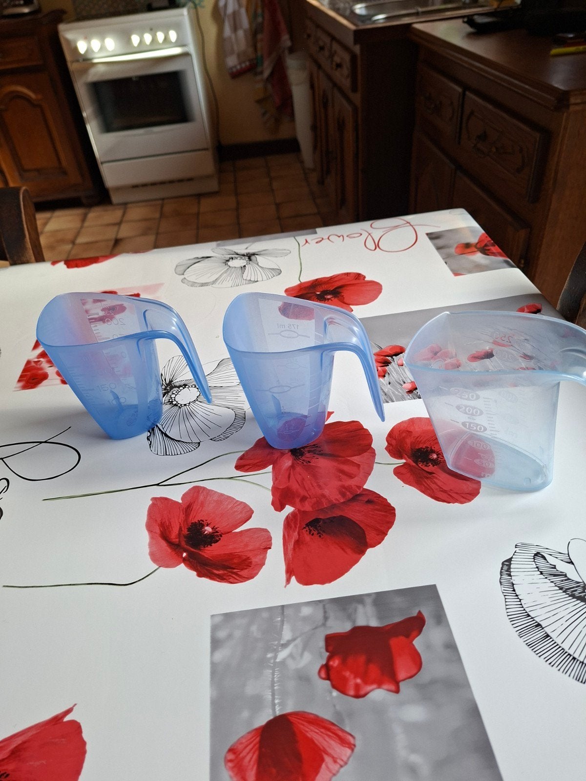 3 pots gradués., Enlèvement ou Envoi