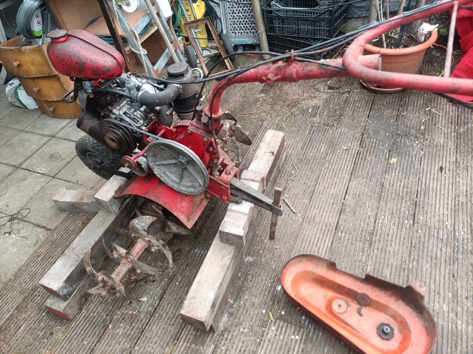 Freesmachine, Tuin en Terras, Ophalen