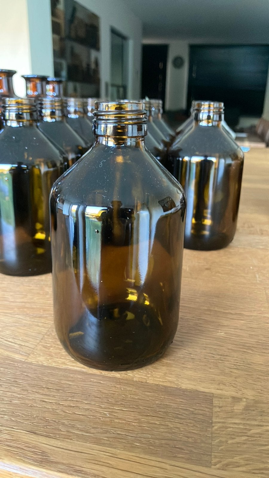 Bruine apothekersflessen - 300ml, Antiek en Kunst, Ophalen