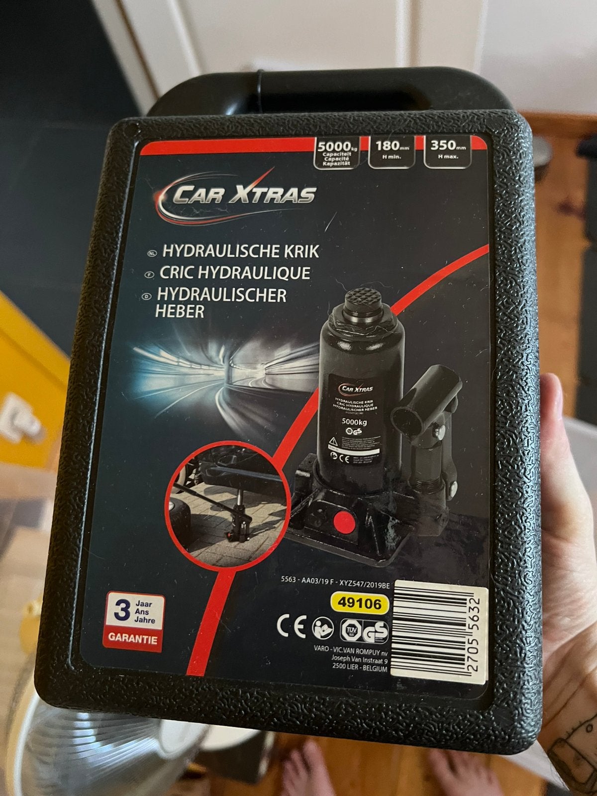 Hydrolische krik Car Xtras, Ophalen, Nieuw