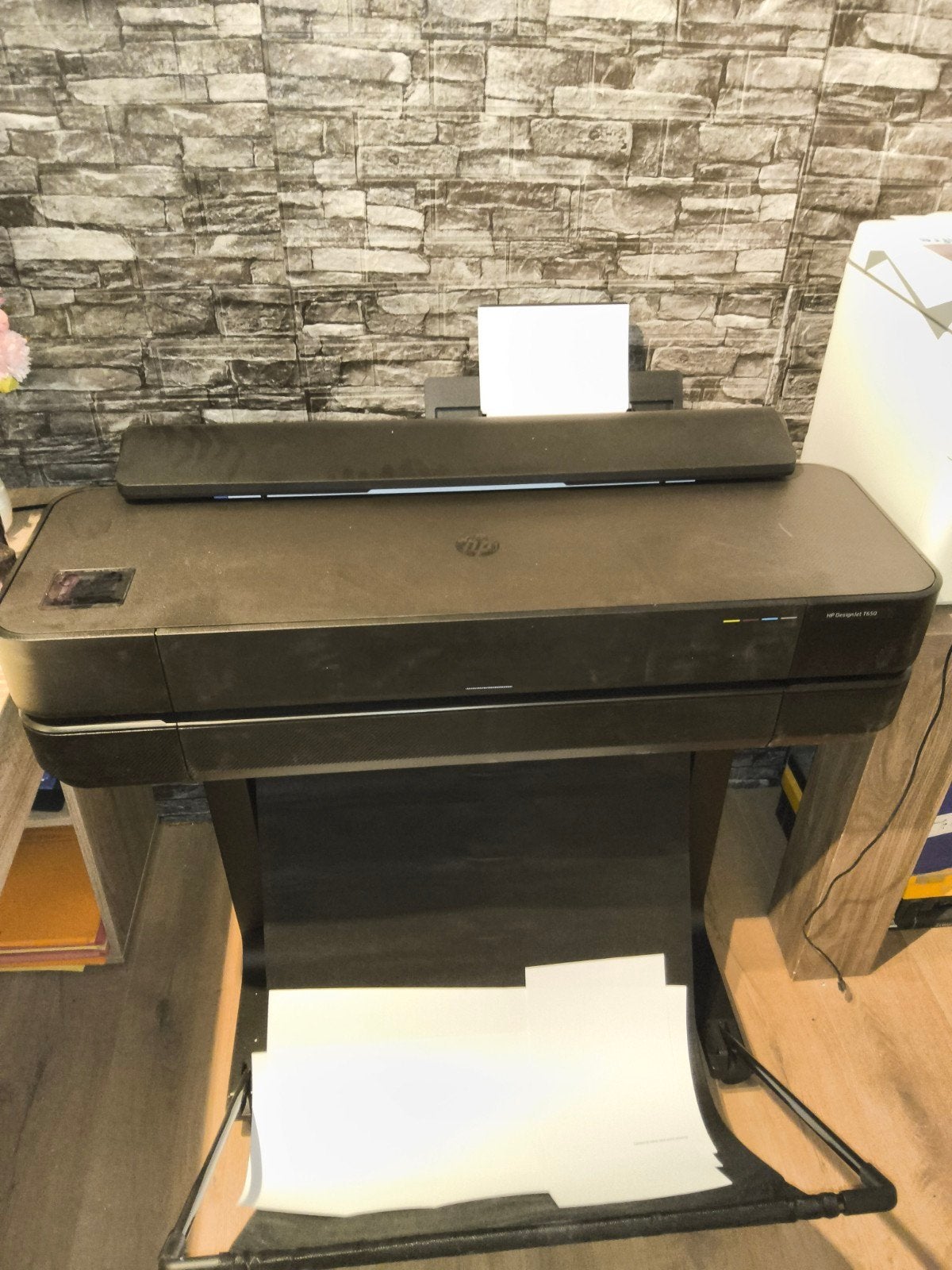 HP Design jet T650, Enlèvement
