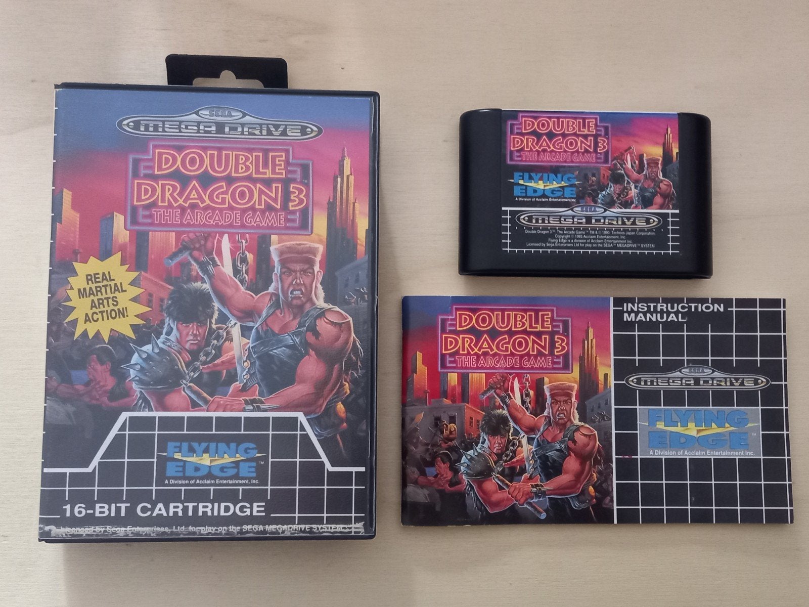 SEGA Mega Drive - Double Dragon 3 : Le jeu d'arcade terminé, Enlèvement ou Envoi, 2 joueurs, Aventure et Action, À partir de 16 ans