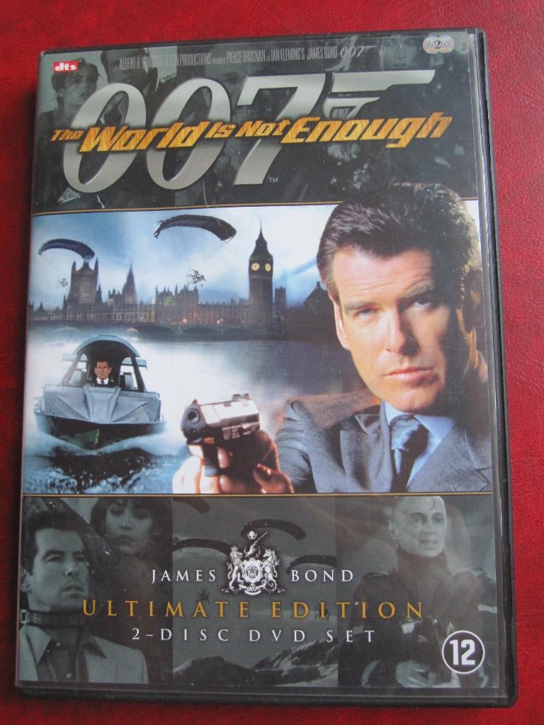James Bond - Le monde ne suffit pas (1999) 2 disques, Action, Enlèvement ou Envoi, Coffret, Comme neuf