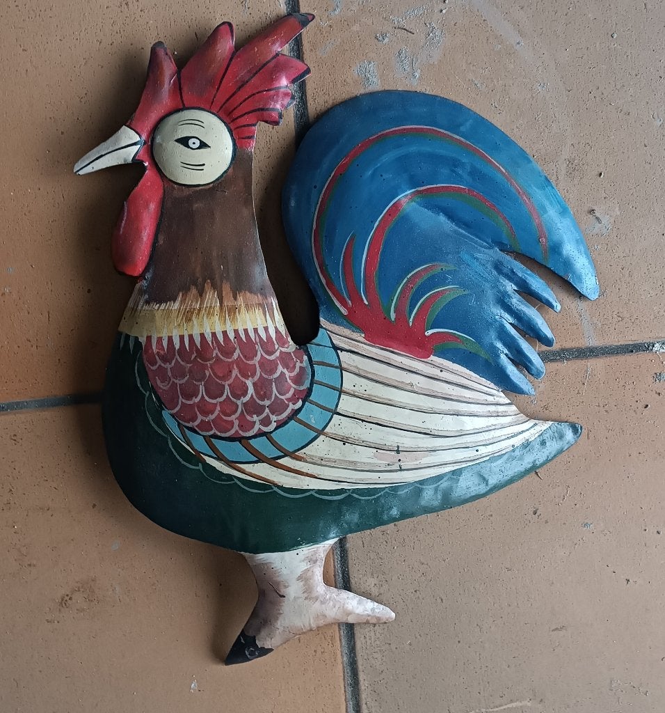 Décoration : Coq en métal, Jardin & Terrasse, Enlèvement, Utilisé