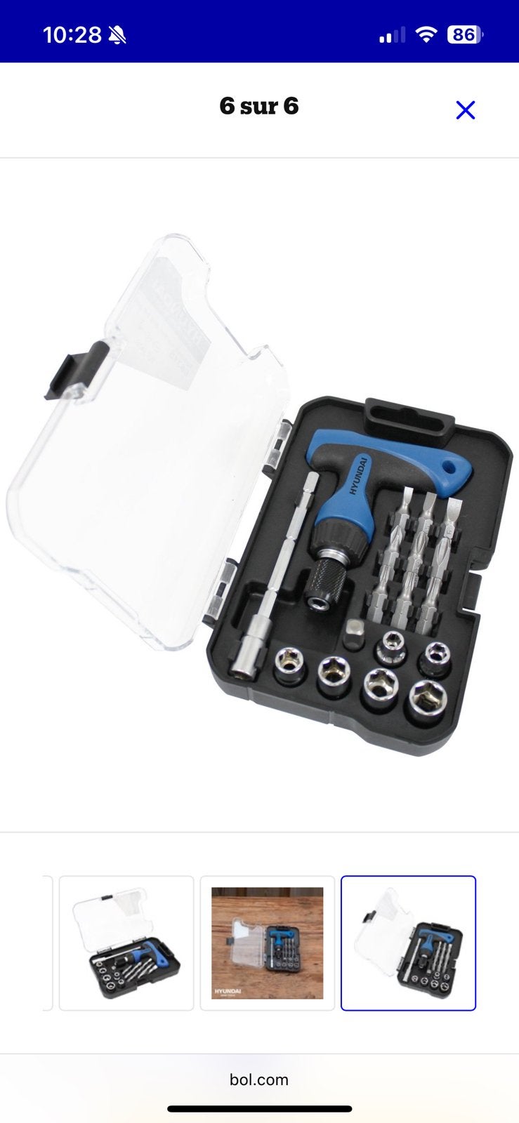 Lot de 10 embouts Hyundai, 18 pièces, Bricolage & Construction, Enlèvement ou Envoi, Neuf