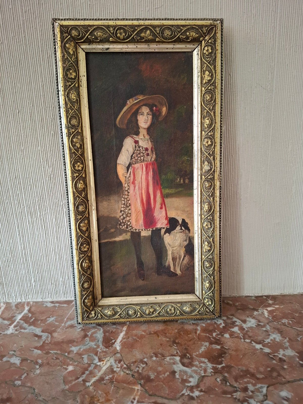 oud schilderijtje, Antiek en Kunst, Ophalen