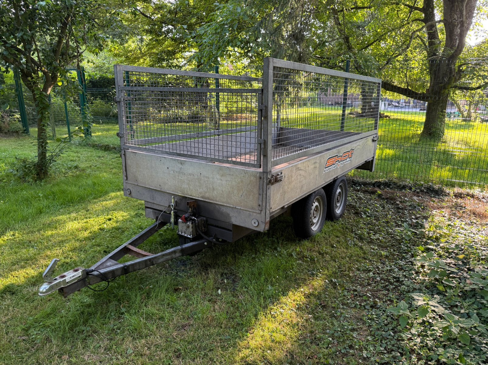 Dubbelassige kiepwagen, Auto diversen, Aanhangers en Bagagewagens, Ophalen, Gebruikt