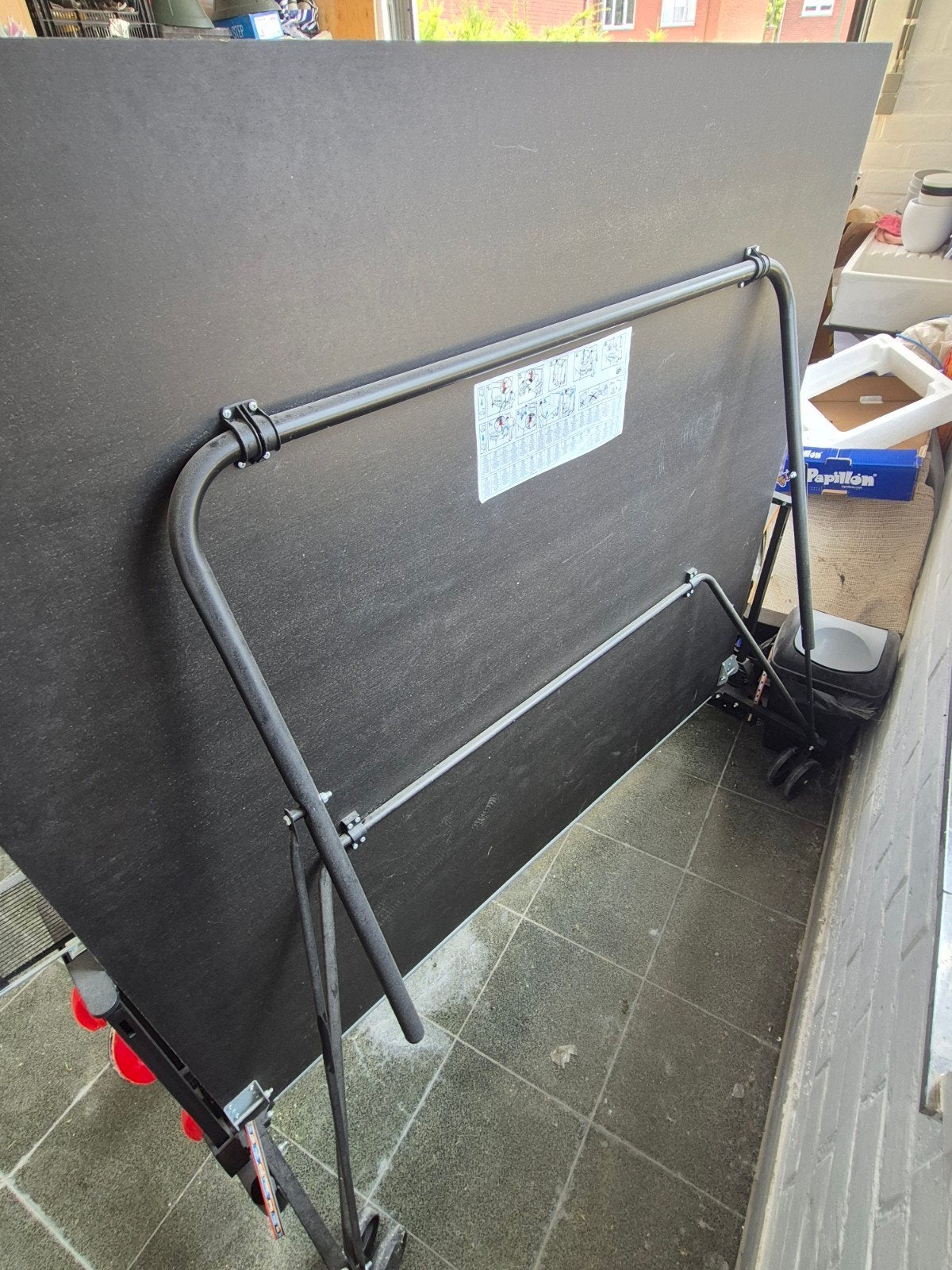 Tafel tenis, Sports & Fitness, Ping-pong, Enlèvement, Comme neuf, Table d'intérieur, Pliante