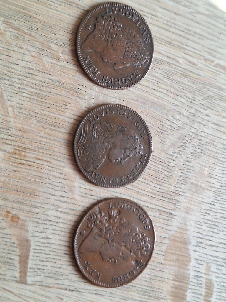 3 billets français de Louis XIV, Enlèvement ou Envoi