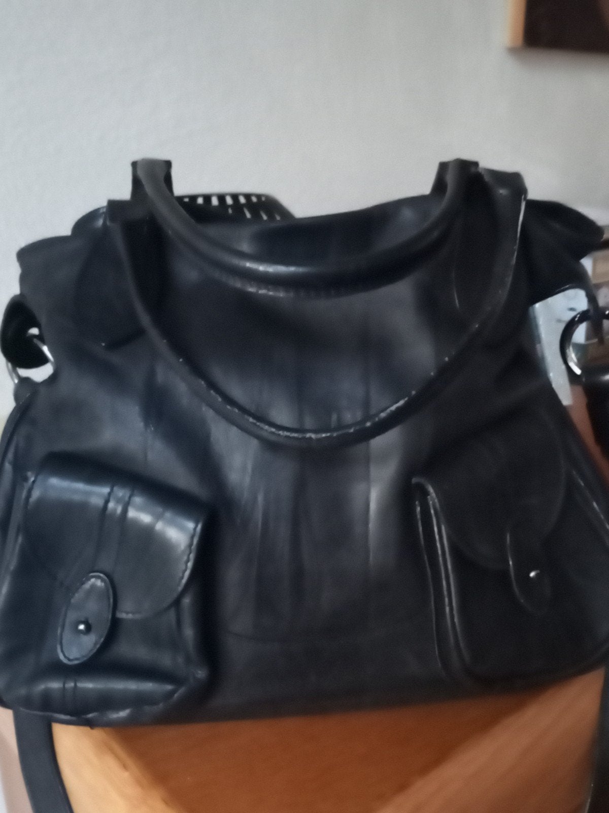 handtas nathan ook crossbody, Handtassen en Accessoires, Ophalen of Verzenden, Zwart, Handtas