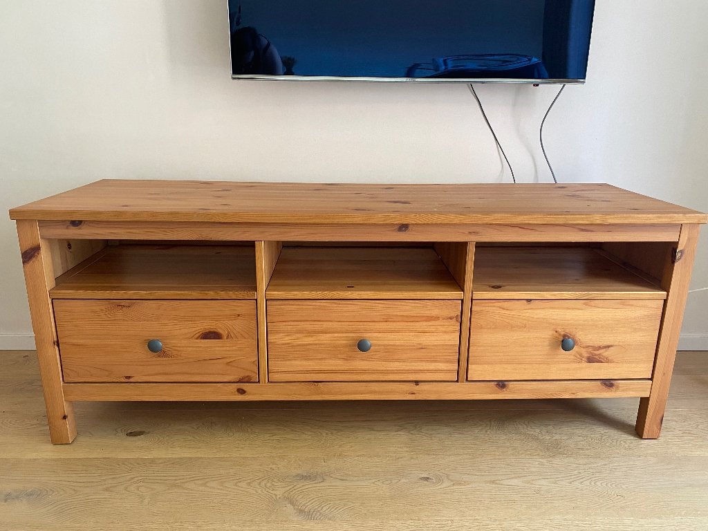 Grenen tv meubel in perfecte staat, Huis en Inrichting, Ophalen, 50 tot 100 cm, Zo goed als nieuw, Minder dan 100 cm