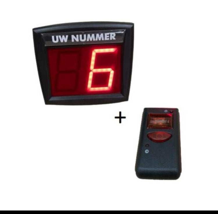 Nummer display met afstandsbediening, TV, Hi-fi & Vidéo, Télécommandes, Enlèvement, Comme neuf