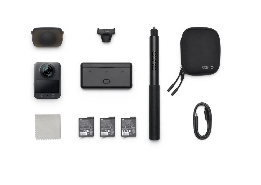DJI Osmo 360 Adventure Combo + 256GB geheugenkaart + factuur, TV, Hi-fi & Vidéo, Enlèvement, Comme neuf