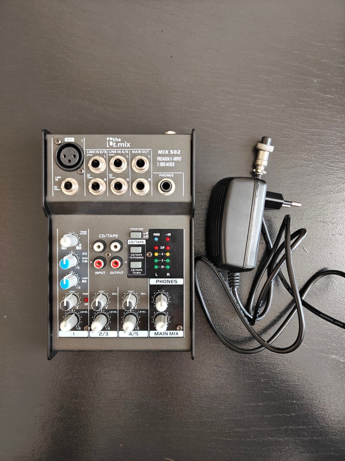 Table de mixage Thomann TMix, Muziek en Instrumenten, Ophalen of Verzenden, Zo goed als nieuw, Minder dan 5 kanalen, Microfooningang
