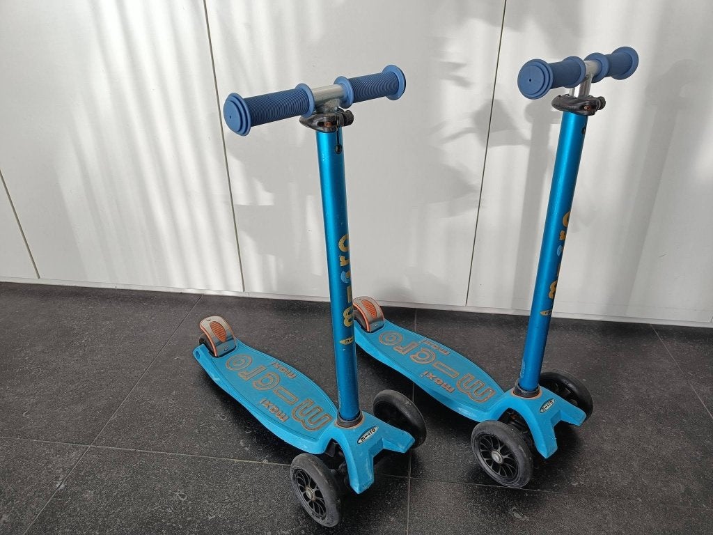 Step Micro Maxi blauw met nieuwe handvatjes, Fietsen en Brommers, Steps, Ophalen of Verzenden